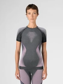 UYN Evolutyon Meliert Funktionsshirt kurzarm anthracite melange/raspberry/purple (Damen)