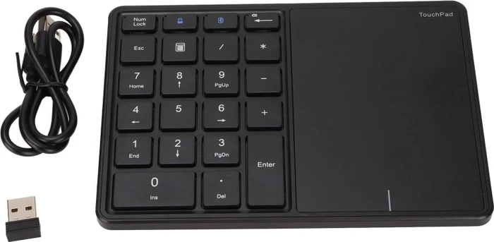 Zunate Wireless Numeric Keypad with Touchpad