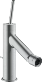 Hansgrohe Axor Starck Einhebel-Bidetmischer mit Pingriff und Zugstangen-Ablaufgarnitur brushed chrome