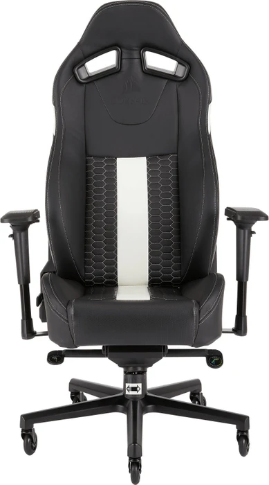 Corsair T2 Road Warrior Gamingstuhl, schwarz/weiß