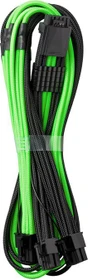 CableMod C-Series Pro ModMesh 12VHPWR for Corsair, 3x 8-Pin PCIe Stecker auf 16-Pin PCIe 5.0 12VHPWR Stecker, Adapterkabel, schwarz/hellgrün, 60cm