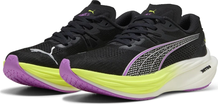 Puma Deviate Nitro 3 puma black/yellow alert/pure magenta (Damen)