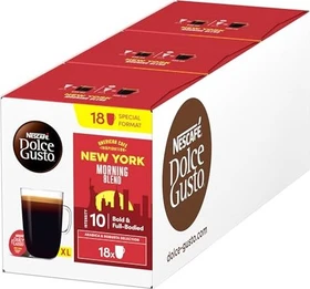 Nestlé Nescafe Dolce Gusto New York Morning Blend Kaffeekapseln, 54 Stück (3x 18 Stück)