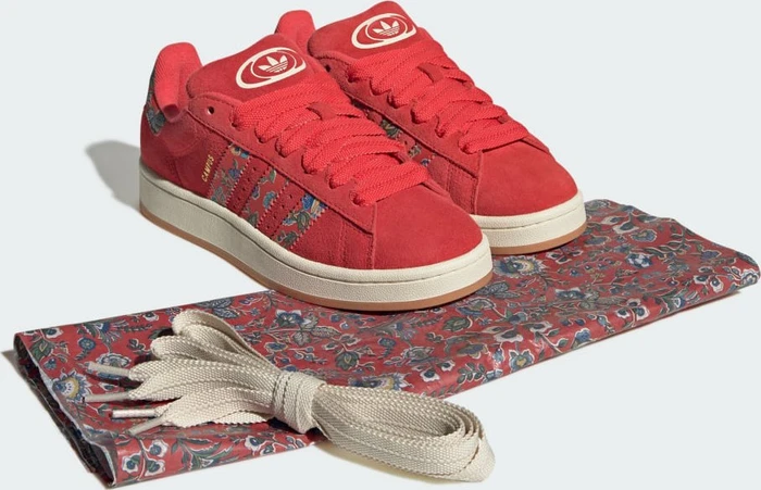 adidas Campus 00s semi lucid red/cream white/gold metallic (Damen)