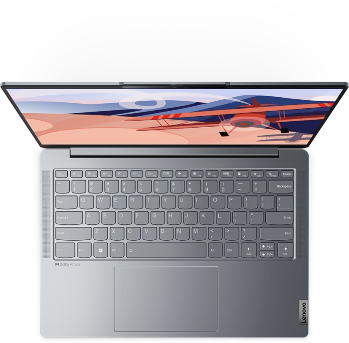 Lenovo Yoga Slim 6 14APU8, Misty Grey, Ryzen 5 7540U, 16GB RAM, 512GB SSD, DE