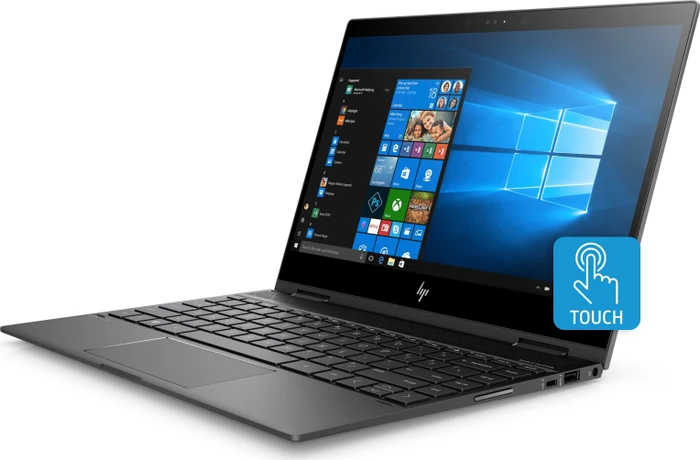 HP Envy x360 13-ag0009ng, Dark Ash Silver, Ryzen 7 2700U, 8GB RAM, 256GB SSD, DE