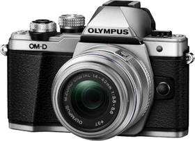 Olympus OM-D E-M10 Mark II silber mit Objektiv M.Zuiko digital 14-42mm 3.5-5.6 II