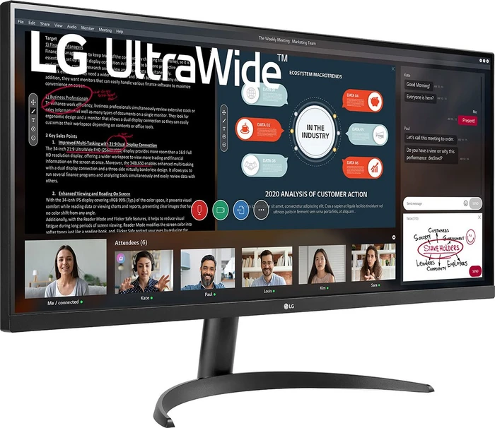 LG UltraWide 34WP500-B, 34"