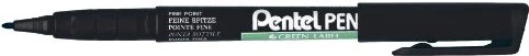 Pentel Fine Point Marker Green Label NMS50 schwarz
