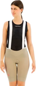 Castelli Prima 2 DT Bibshort Fahrradhose kurz clay/ivory (Damen)