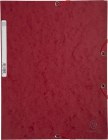 Exacompta Sammelmappe Colorspan 400g/m² mit Gummizug, A4, kirsche