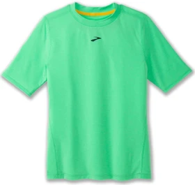 Brooks High Point Laufshirt kurzarm hyper green (Damen)