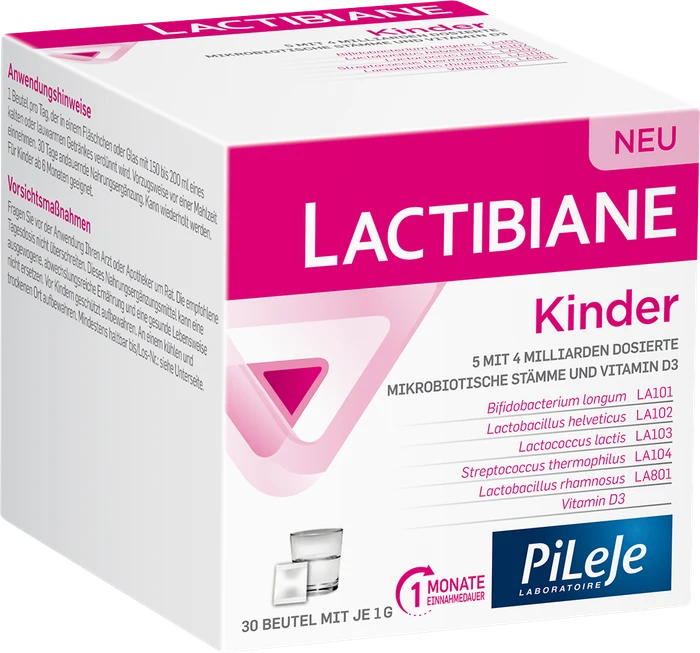 Pileje Lactibiane Kinder Pulver Beutel, 30g (30x 1g)