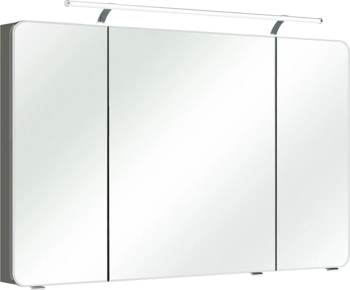 Pelipal Spiegelschrank Fokus 4005 Hochglanz 120cm steingrau