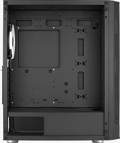 AeroCool Prism, Lüfter LED Fixed RGB, Glasfenster