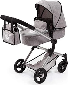 Bayer Design Kombi-Puppenwagen Vario grau
