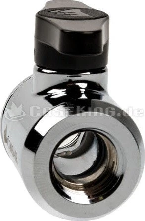 Corsair Hydro X Series XF, Ball Valve Absperrhahn G1/4", chrome