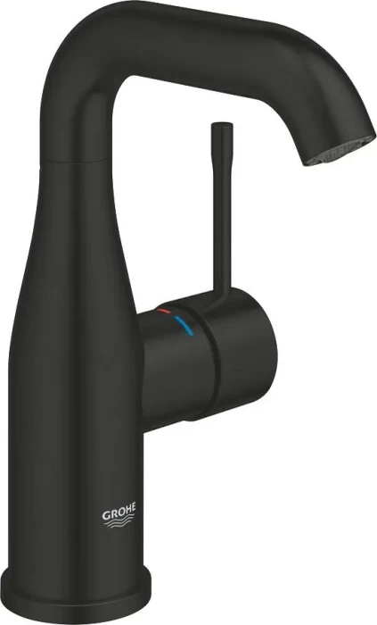 Grohe Essence Einhand-Waschbeckenarmatur 1/2" M-Size schwarz matt