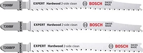 Bosch Professional EXPERT BiM Hardwood 2-side clean Stichsägeblatt-Set, 3-tlg.