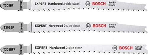 Bosch Professional EXPERT BiM Hardwood 2-side clean Stichsägeblatt-Set, 3-tlg.
