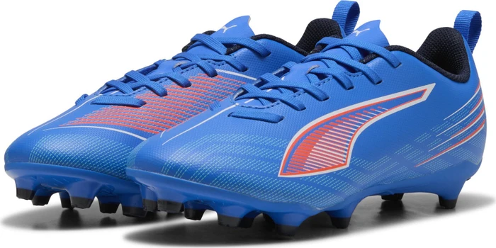 Puma Ultra 5 Play FG/AG ultra blue/puma white/glowing red (Junior)