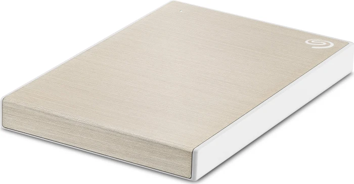 Seagate Backup Plus Slim Portable, gold/grau, 1TB, USB 3.0 Micro-B