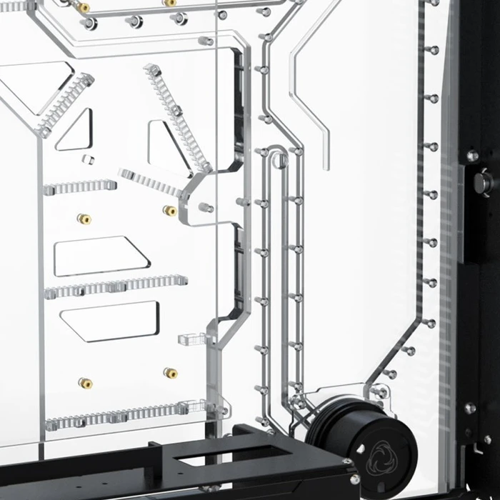 Singularity Computers Spectre [3.0], schwarz, Acrylfenster