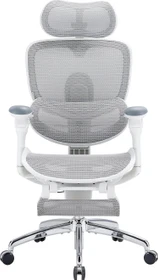 Sihoo Doro C300 Pro V2 adaptiver ergonomischer Bürostuhl, mit Fußstütze, weiß