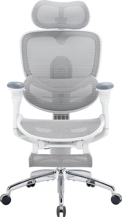 Sihoo Doro C300 Pro V2 adaptiver ergonomischer Bürostuhl, mit Fußstütze, weiß