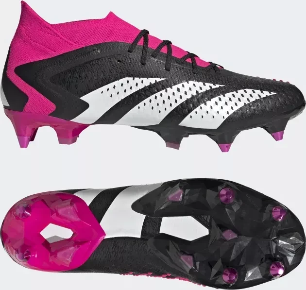 adidas Predator Accuracy.1 SG core black/wloud white/team shock pink 2
