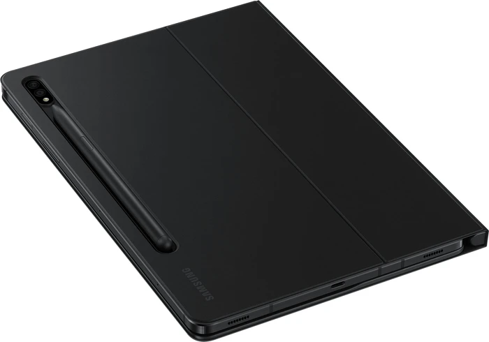 Samsung EF-DT630 Book Cover Keyboard Slim für Galaxy Tab S7 / Tab S8, schwarz, DE