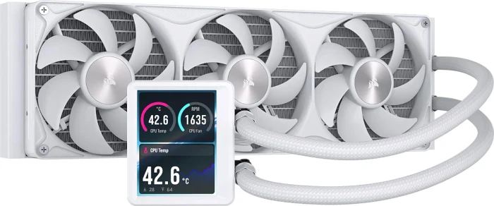 Corsair Nautilus II 360 RS LCD, weiß
