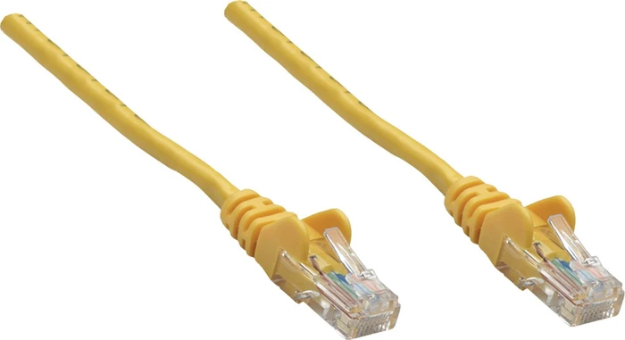 Intellinet Patchkabel, Cat5e, U/UTP, RJ-45/RJ-45, 0.25m, gelb