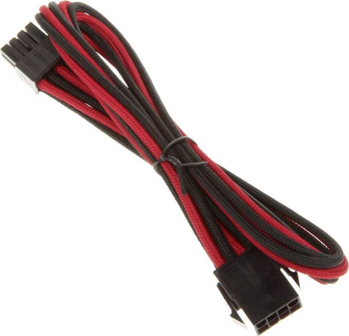 BitFenix Alchemy 8-Pin EPS12V Verlängerung 45cm, sleeved rot/schwarz