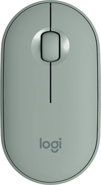 Logitech M350 Pebble Wireless Mouse Eucalyptus, USB/Bluetooth