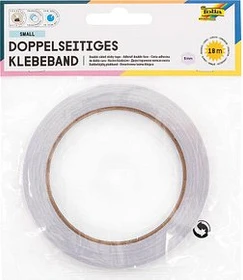 Folia Doppelseitiges Klebeband transparent, 5mm/18m, 1 Stück