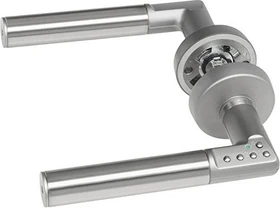 Assa Abloy Code Handle mit Code-Tastatur DIN rechts, Schutzbeschlag