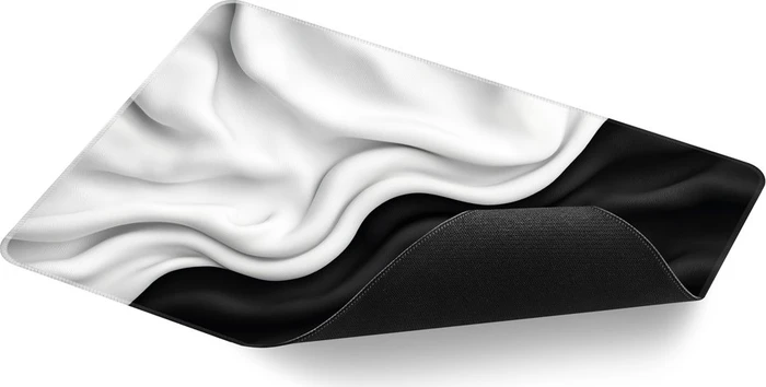 Sharkoon Skiller SGP35 D1, Mouse Mat M, 280x195mm, Silk Fabric schwarz/weiß