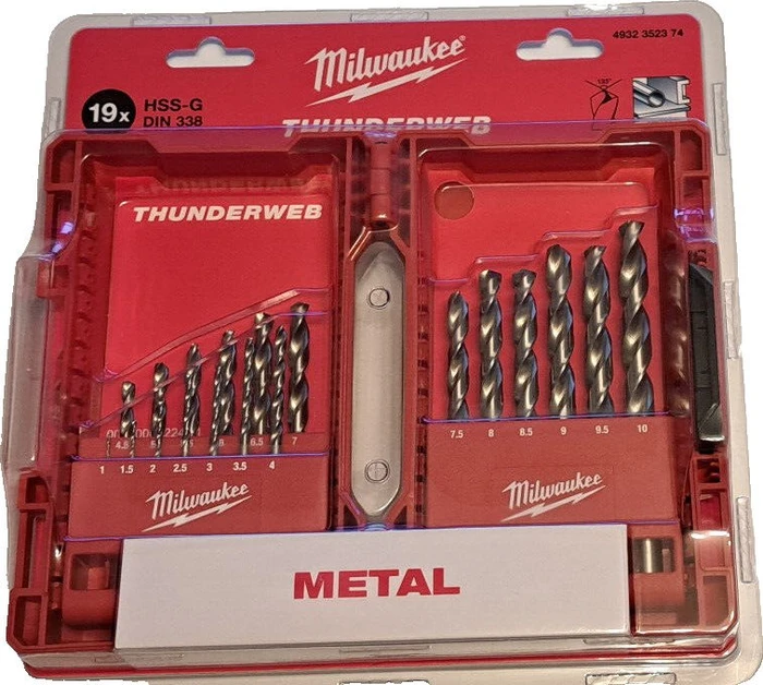 Milwaukee Thunderweb HSS-G Metallbohrer