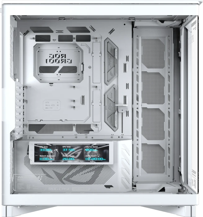 ASUS ROG Cronox White, Glasfenster