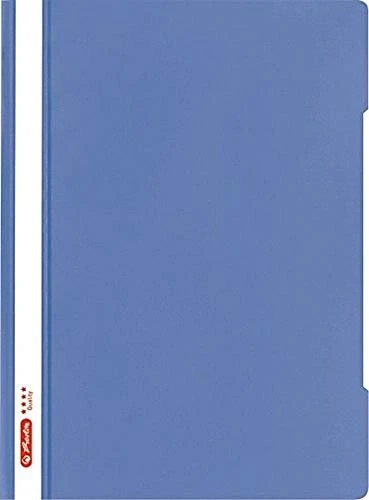Herlitz Schnellhefter Kunststoff, A4, baltic blue, 10er-Pack