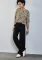 Street One Two-Tone Jaquard Shirt langarm honey sand (Damen) Vorschaubild