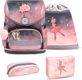 Belmil Compact Ballerina Schultaschen-Set, 4-tlg.