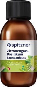 Spitzner Wellness Zitronengras Basilikum Saunaaufguss, 125ml
