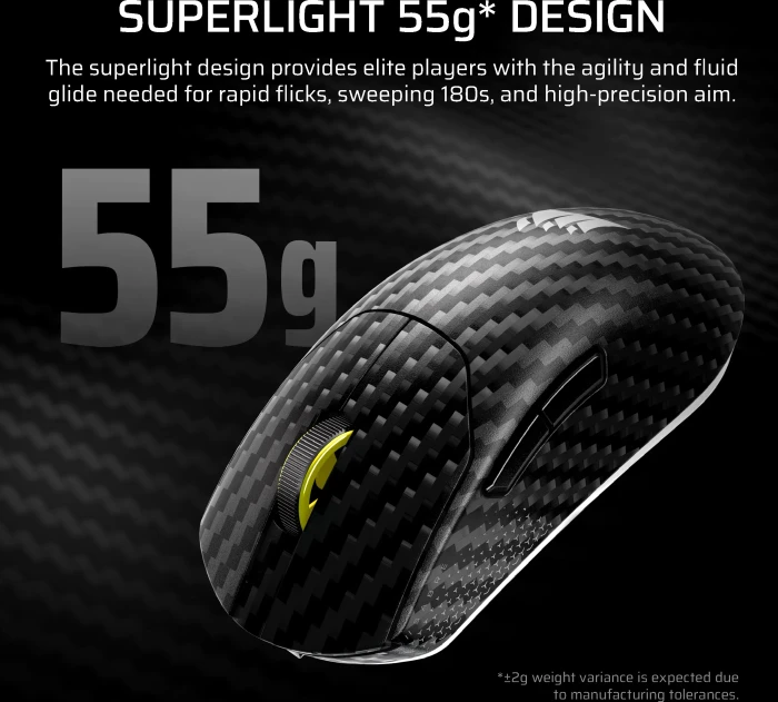 Corsair Sabre v2 Pro Carbon Fiber Wireless, schwarz, USB