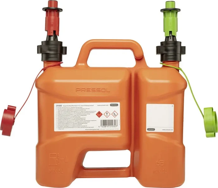 Pressol Kombi-Kraftstoffkanister 8l (5l+3l) orange