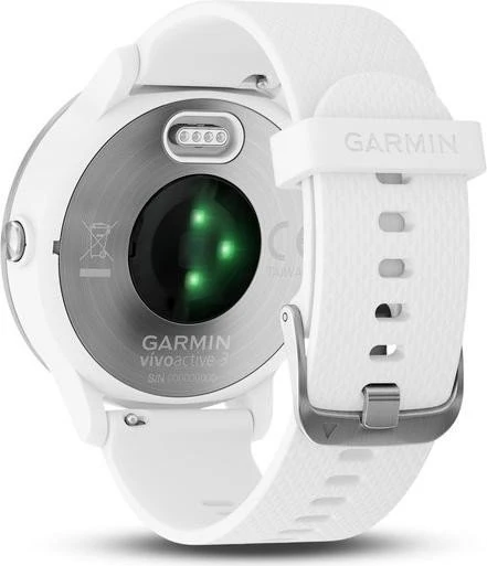 Garmin vivoactive 3 weiß/edelstahl