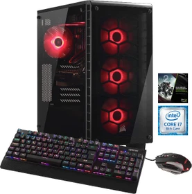Hyrican Crystal-X 5689, schwarz, Core i7-8700K, 32GB RAM, 512GB SSD, 3TB HDD, GeForce GTX 1080 Ti (PCK05689)