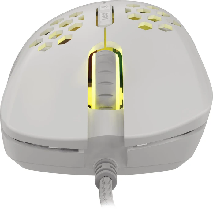 Genesis Krypton 555 Ultralight Gaming Mouse weiß, USB
