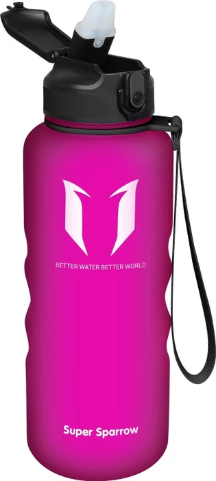 Super Sparrow Tritan Frosted Trinkflasche 1.5l fuchsia